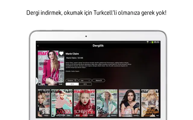 Dergilik android App screenshot 7